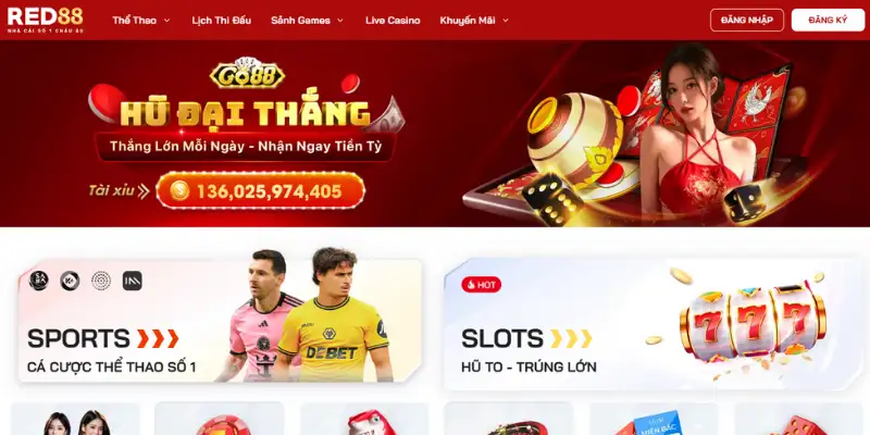 Red88 - Trang cá cược bóng đá hợp pháp số 1 thị trường