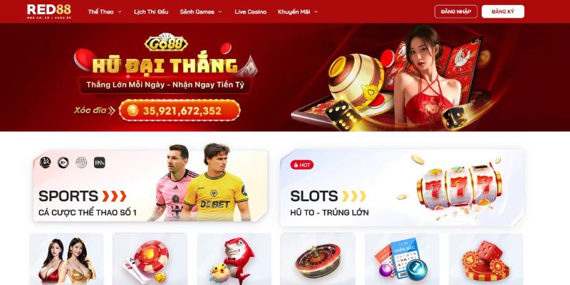 Giới Thiệu RED88 - Sân Chơi Trực Tuyến Ăn Tiền Thật 100%
