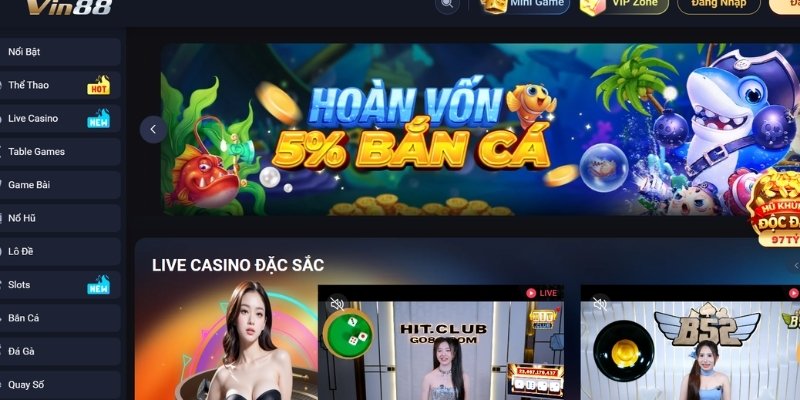 Vài nét tổng quan về trang thể thao Vin88